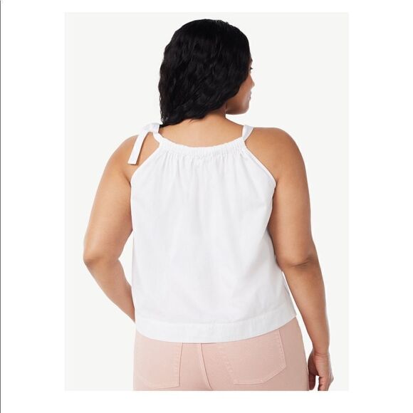 Women's Tie Tank Top - Picture 3 of 4